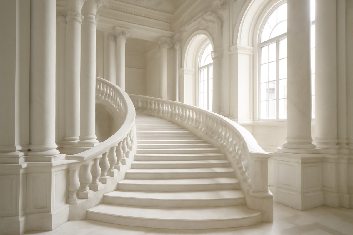Step 4: Pick background with white columns and arches