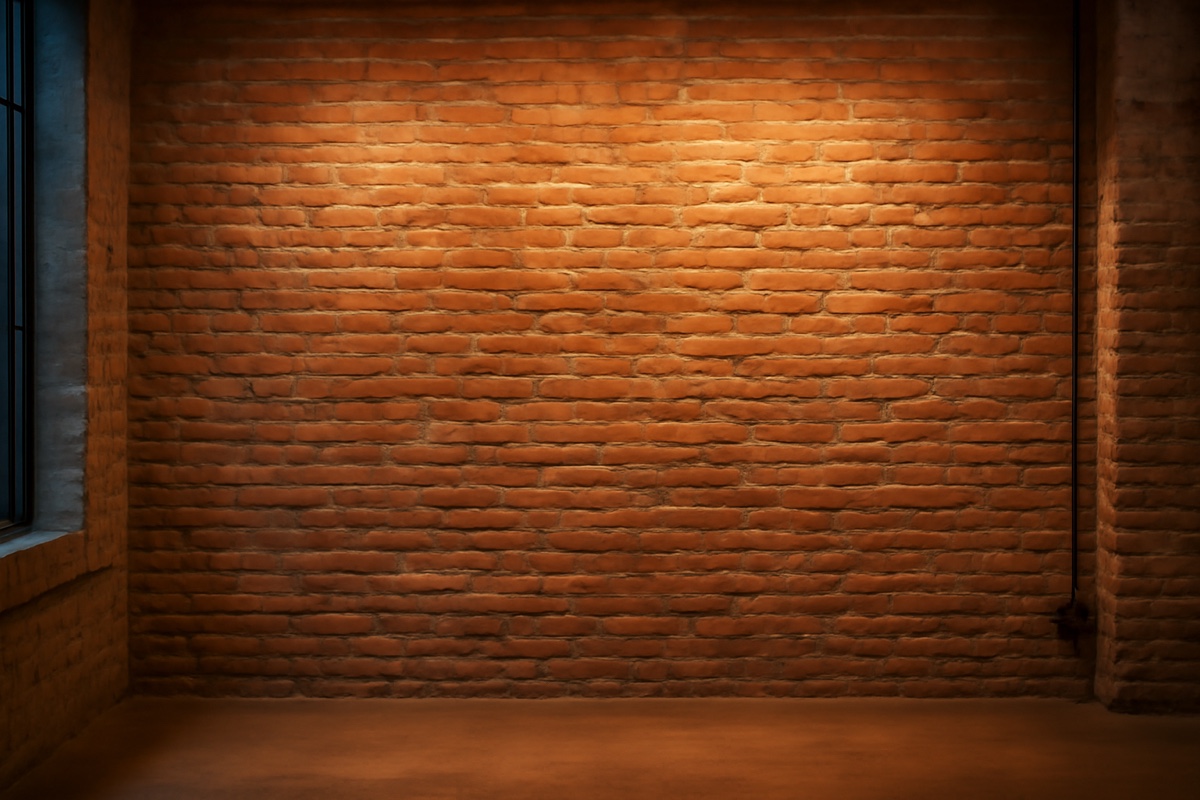 Urban brick wall backdrop