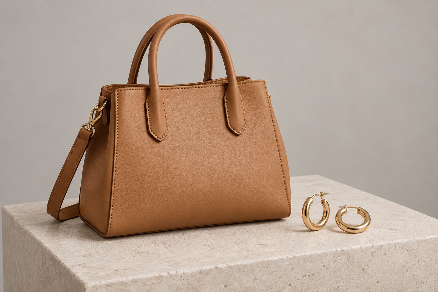An accessory photographed as a product shot, presented rather than worn