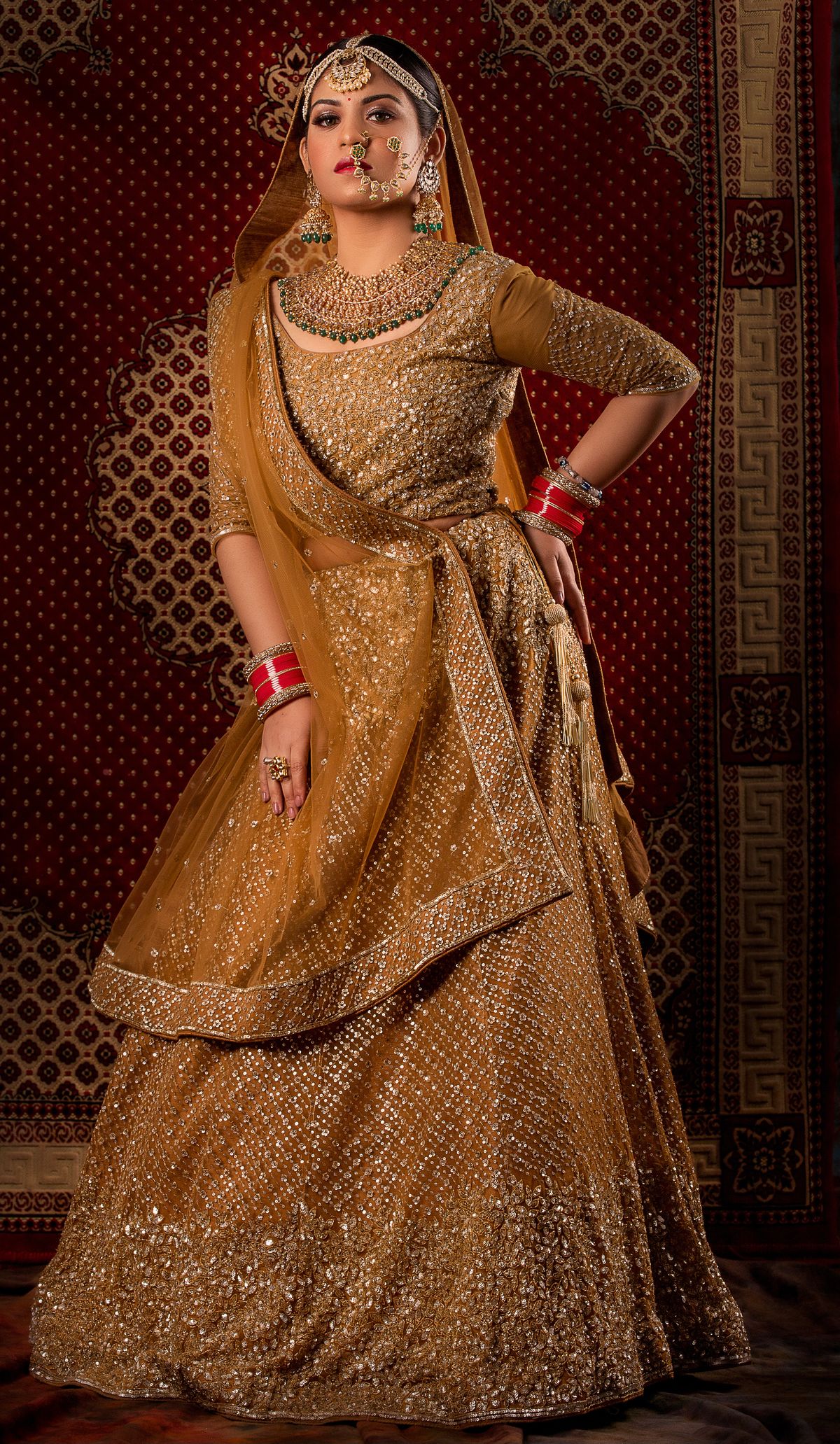 Gemini AI saree trend retro Bollywood style portrait