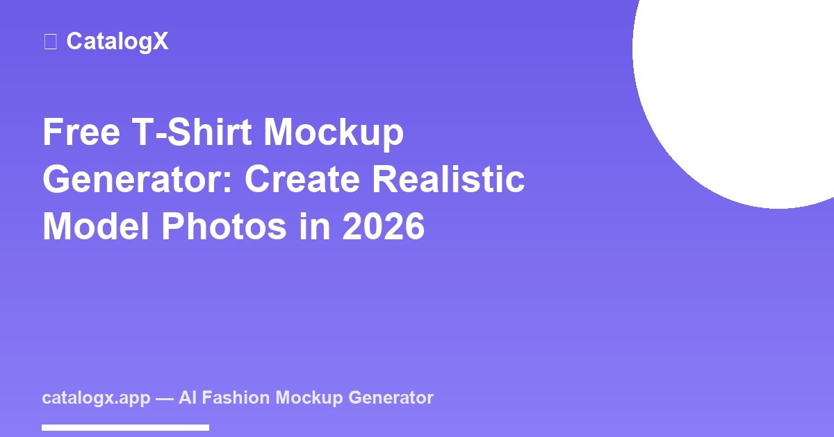 Free t-shirt mockup generator
