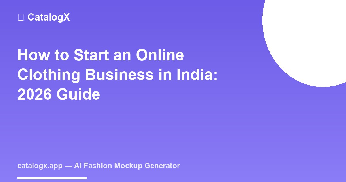 Start online clothing business in India