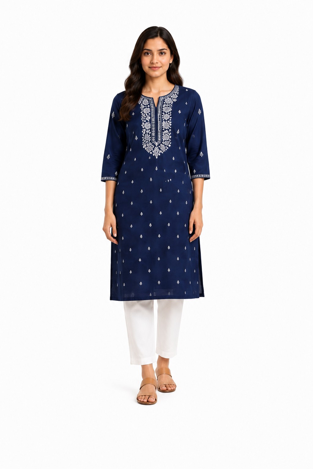 AI-generated ethnic wear mockup