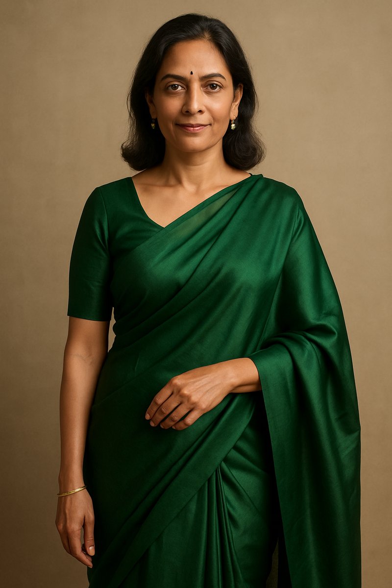 Mature Indian female AI model for age-appropriate ethnic wear listings
