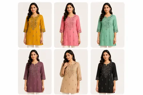 Bulk generation — multiple garment mockups
