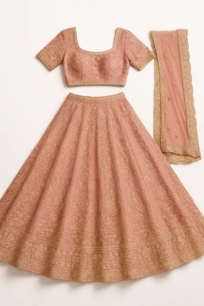 Sample lehenga garment