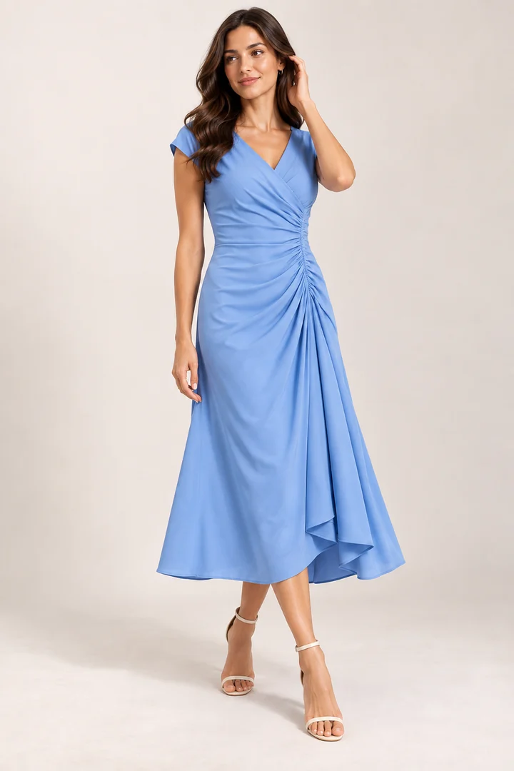 The same garment photographed in a different pose
